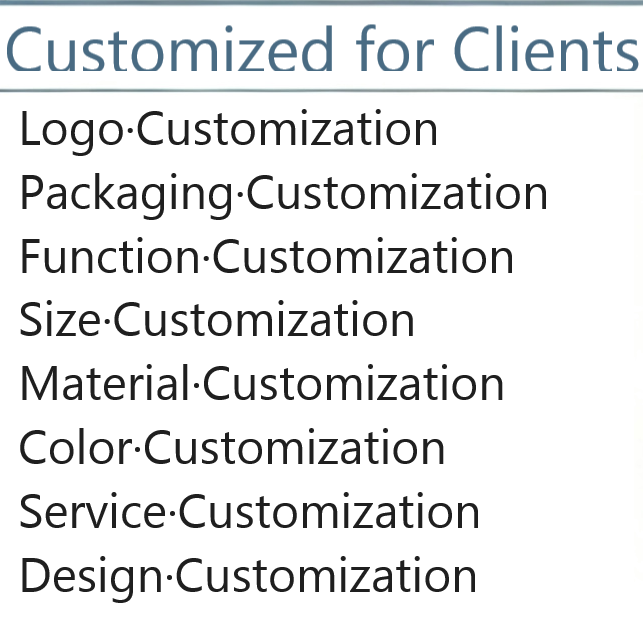 Customized for Clients