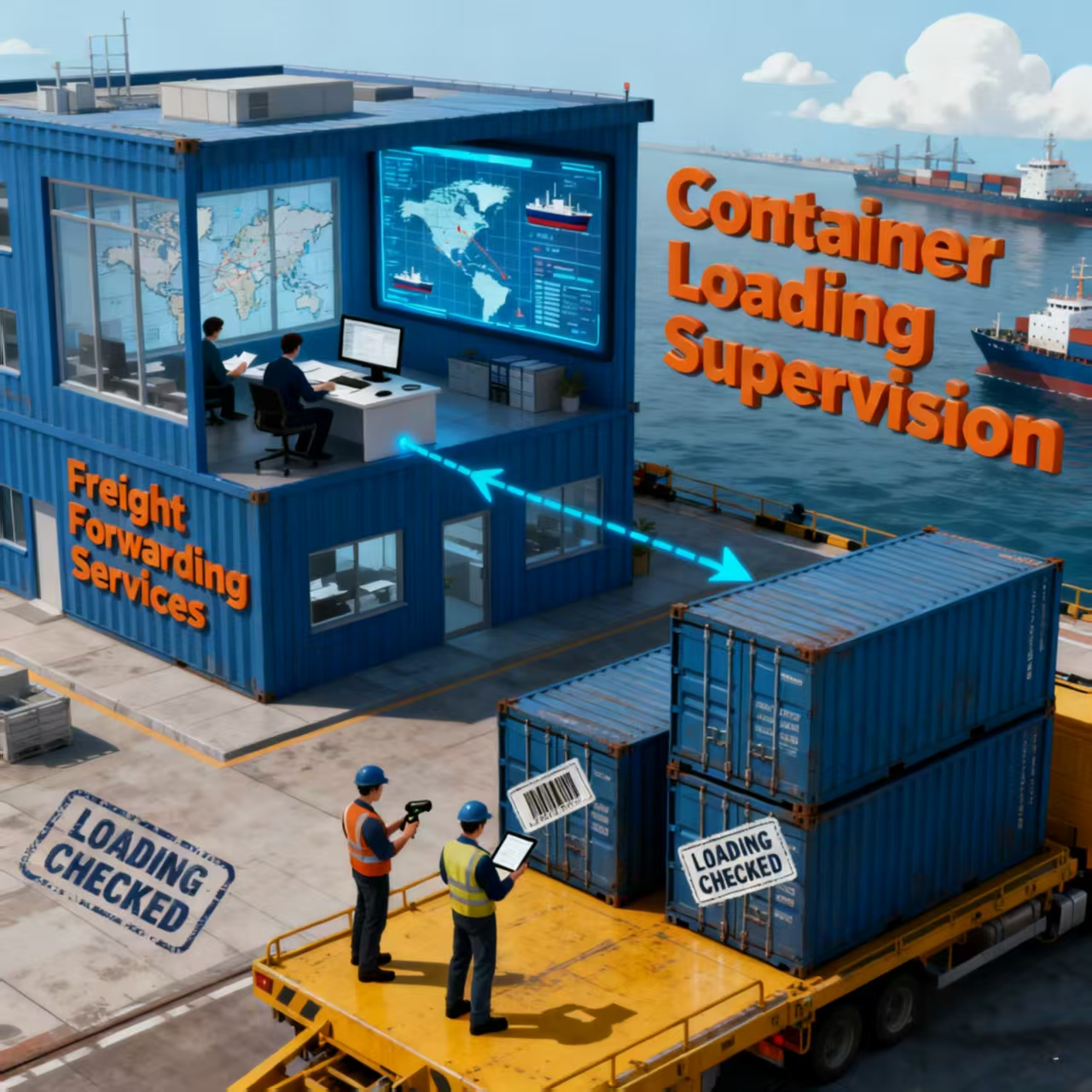 5.Container Loading Supervision & Freight Forwarding Services